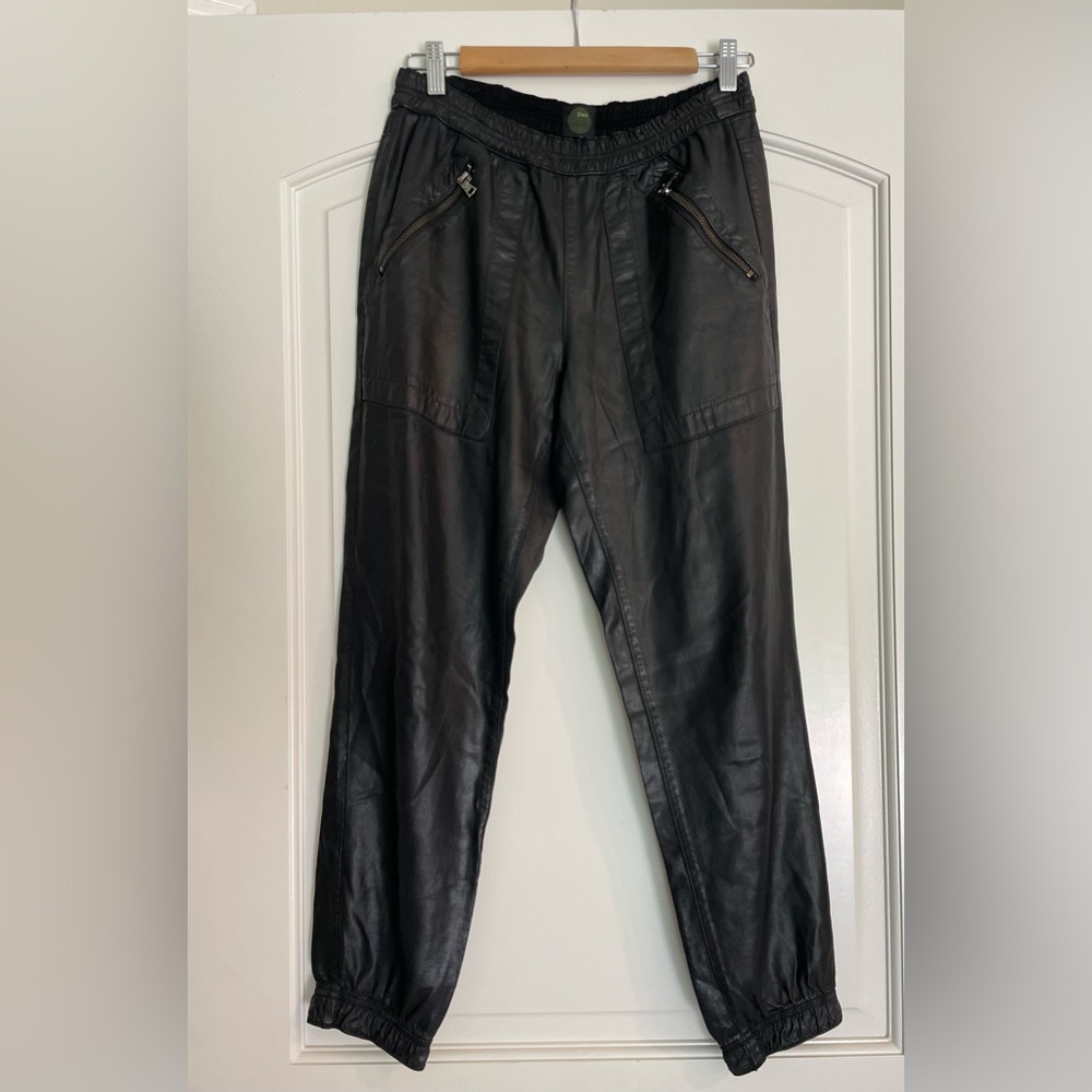 DWP Brody Jogger Tencel Black Zip Pocket Goth Moto Pants